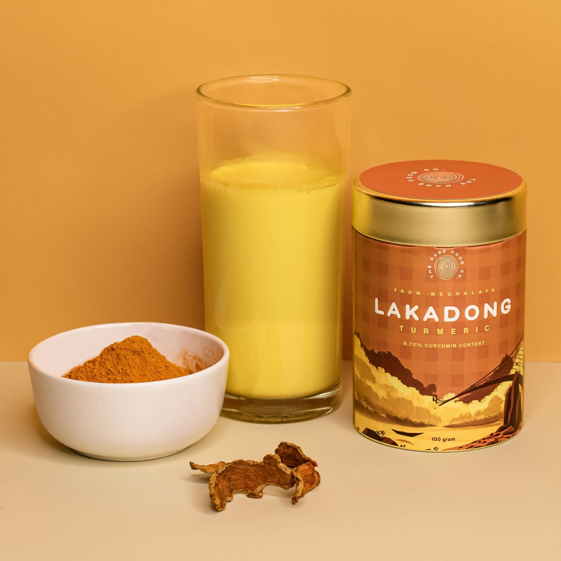 Lifestyle front side of lakadong turmeric packaging